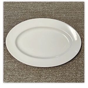 Richard Ginori Italy 4 Oblong Wide Rim Plate 9 x 6 Appetizer Lunch Small Plates